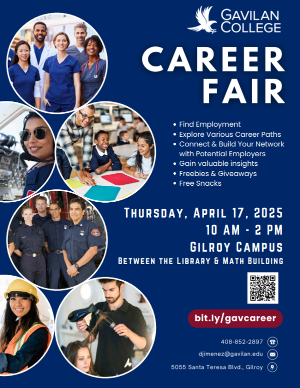 Career Fair Thursday April 17 from 11am -2pm